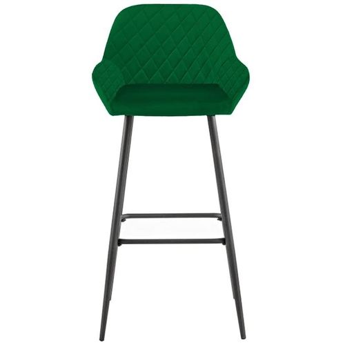 Angela Modern High Pub Stool - Green