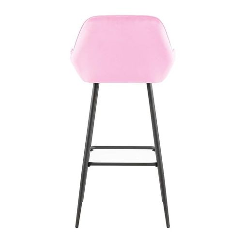 Angela Modern High Pub Stool - Pink
