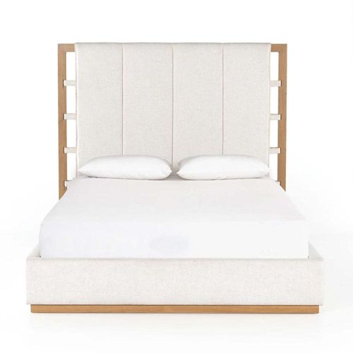 Baila Crescent 160X200 Queen Bed/ Ivory