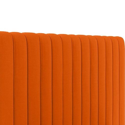 Megane Channel Tufted 200X200 Super King Bed  /Orange