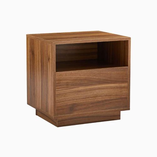 Nook Bed Side Table in Brown Color