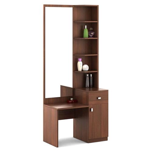 Kosmo Premium Dressing Unit with Mirror-Walnut Brown