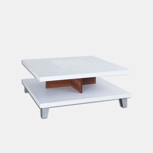 Cuffie Coffee Table with Storage-White