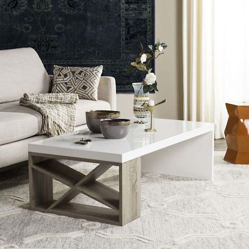 Carlton Modern Coffee Table-White