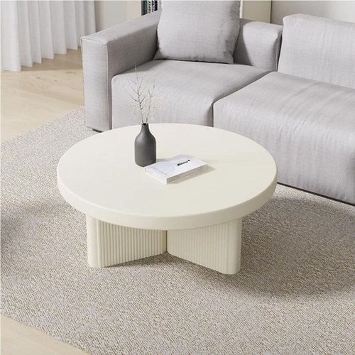 Nesnesis White Fluted Coffee Table