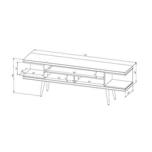 Michaelson TV Stand for TVs up to 65 Inch-White