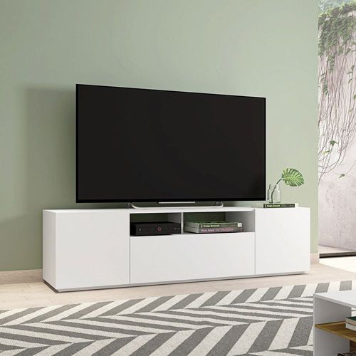 Madeira TV Stand for TV Upto 75 Inch-White