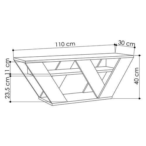 JVC Modern Designed TV Stand up to 50 inch TV-Oak