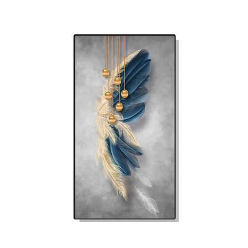 BLISS VIE PAINTING FEATHERS 80X160 