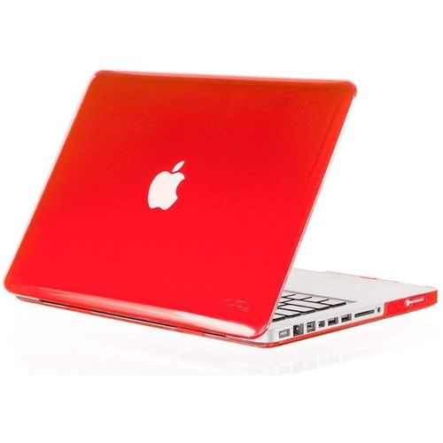 Kuzy Rubberized Hard Cover Case For Macbook Pro 13 Inch - Red