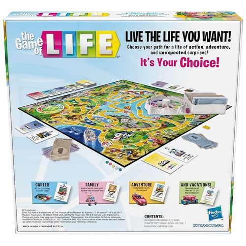 Hasbro Gaming The Game Of Life Board Game