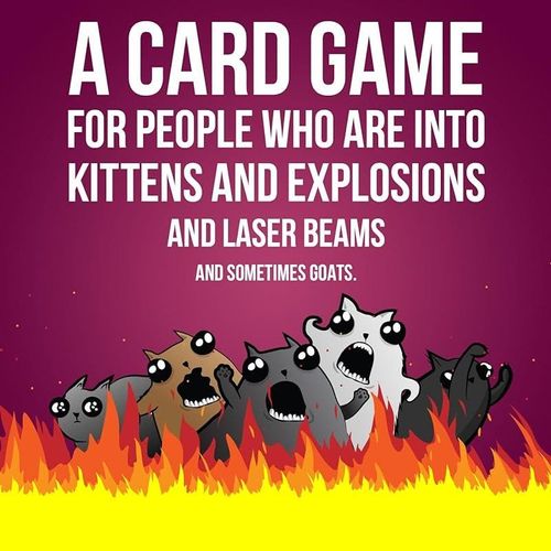 Exploding Kittens Party - A Russian Roulette Card Game - 2-10 Players
