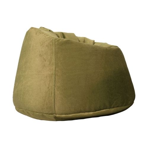 Luxe Decora Premium Suede Velvet Bean Bag With Polystyrene Beads Filling (X-Large) - Beige