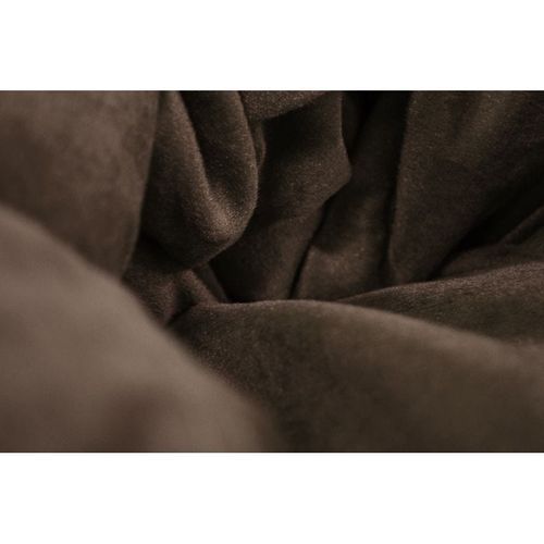 Luxe Decora Premium Suede Velvet Bean Bag With Polystyrene Beads Filling (XX-Large) - Light Brown