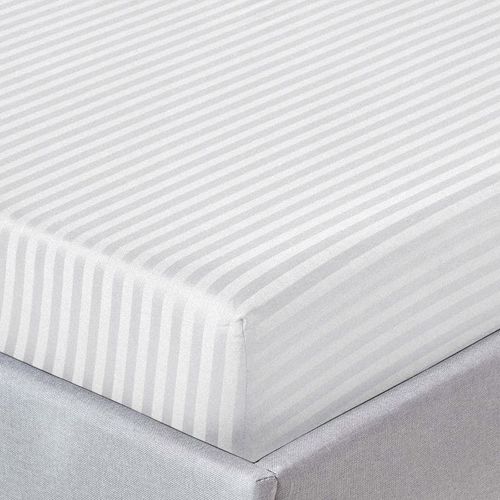 Luxe Decora 6 Pcs King Fitted Sheet Quilt Cover Set Fitted Bed Sheet Bed Cover Pillows Set - White