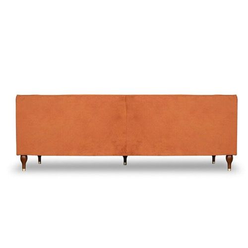 Ector 3 Seater Velevt Sofa - L220cm x W86cm x H78cm