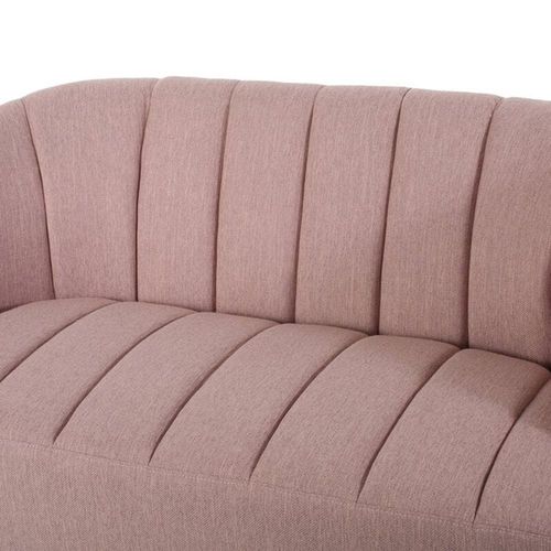 Chevalier 1 seater Wide Recessed Arm Loveseat fabric - Peach - L 125cm x W 72cm x H 78cm