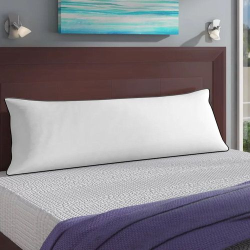 Cotton Home Downproof Body Pillow with Black Cord -45x145cm