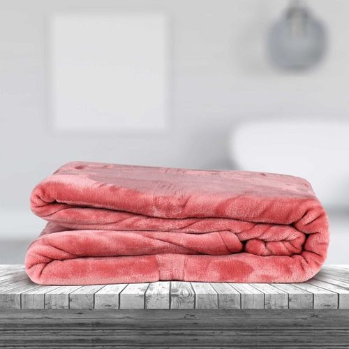 Coton Home Microflannel Blanket 240x220cm - Pink