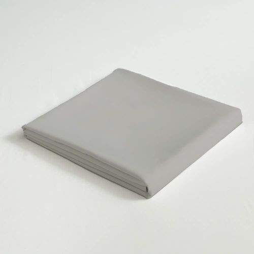 Cotton Home 3 Piece Flat Sheet Set Super Soft Grey Queen Size 200X220 cm with 2 Pillow case