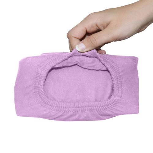 Cotton Home Jersey 1PC Duvet Cover Purple-220x220, 2pc Pillowcase 48x74+12cm