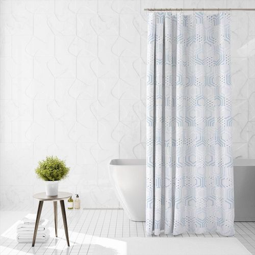 Cotton Home Microfiber Shower Curtain-DS05