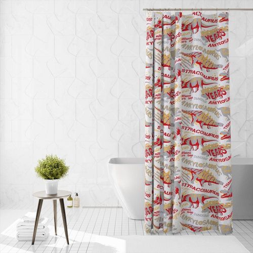 Cotton Home Microfiber Shower Curtain-DS08