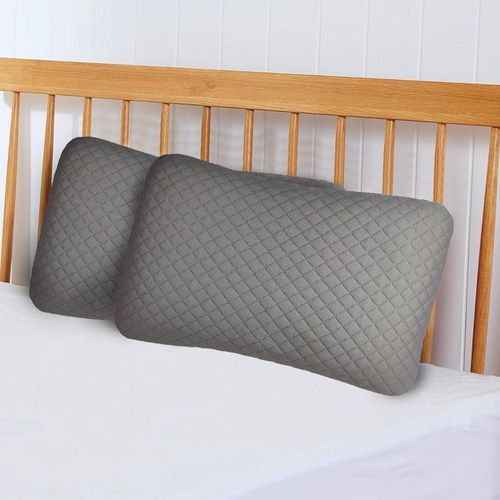Mars Smooth Memory Foam Pillow- 500 Grey 
