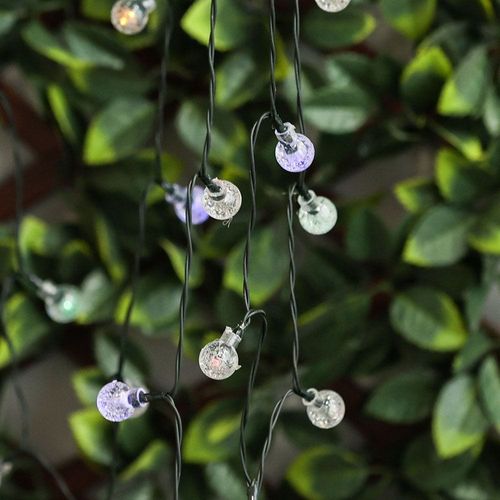 Solar String Ball Light 9.5M RGB Gl
