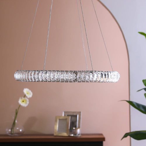 Ring Led Crystal Chandelier