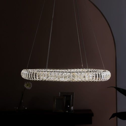 Ring Led Crystal Chandelier