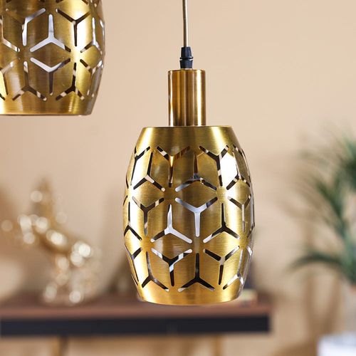 Belle 3-Light Aluminium Chandelier
