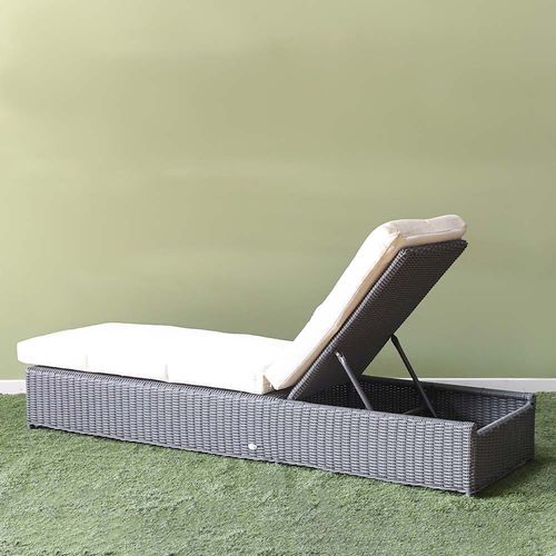 Waves Rattan Sun Lounger