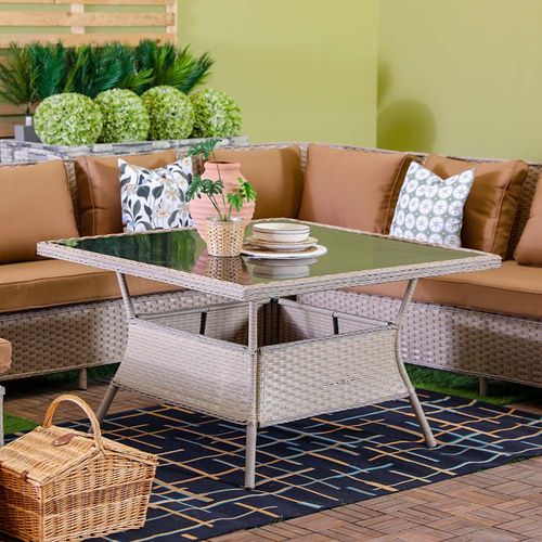 Alvea 7-Seater Outdoor Sofa Set - 2 Years Warranty