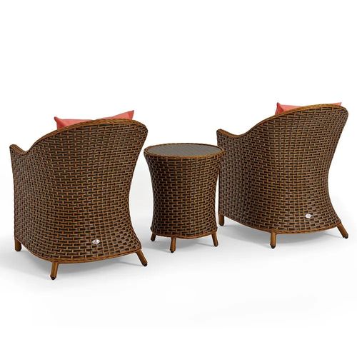 Venus Rattan 2-Seater Coffee Set With Table
