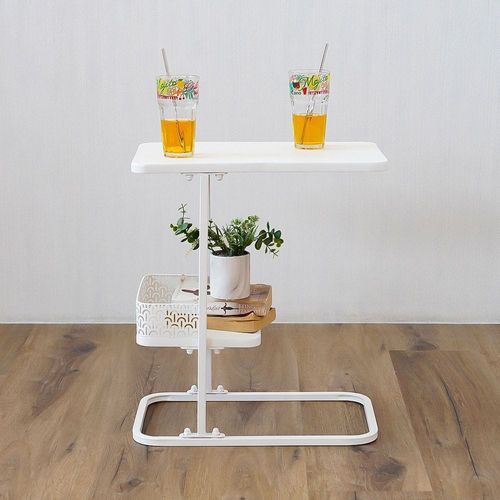 Metal Coffee Table 50X30X57Cm - Jf221085 White