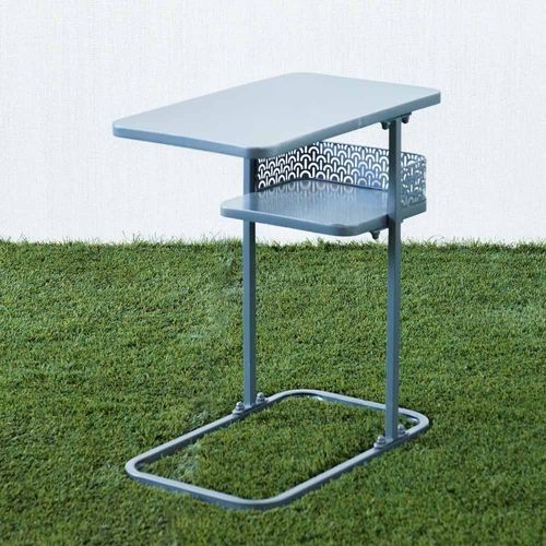 Metal Coffee Table 50X30X57Cm - Jf221085 Grey