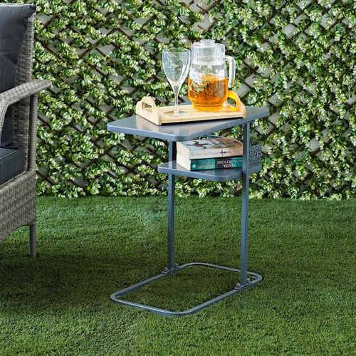 Metal Coffee Table 50X30X57Cm - Jf221085 Grey