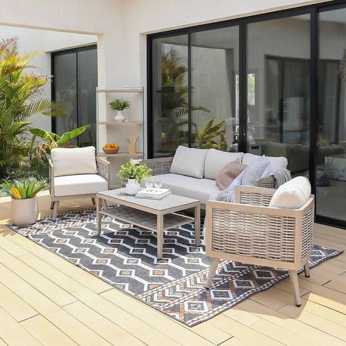 Carloz 5-Seater Outdoor Sofa Set - 2 Years Warranty