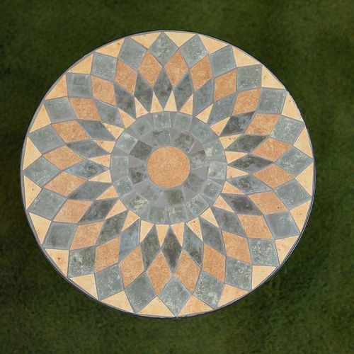 2 Tier table – Mosaic Design - 50x50x55 cm