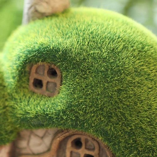 MgO Medium Mushroom House Decor with Solar & Timer