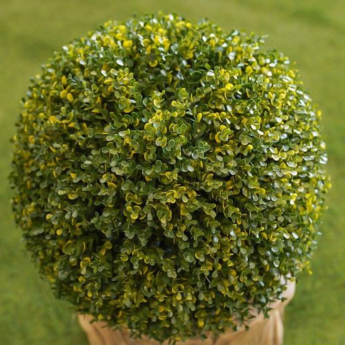 Artificial Topiary - Ball Buxus Y - Green - 38 Cm