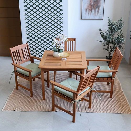 Oasis Wooden Dining Set 4+1