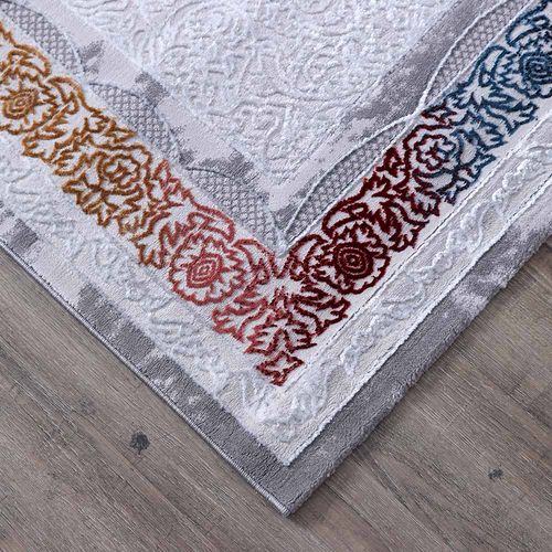 Rugs Cp21 Mahal 150X230 D322 - Grey Multi