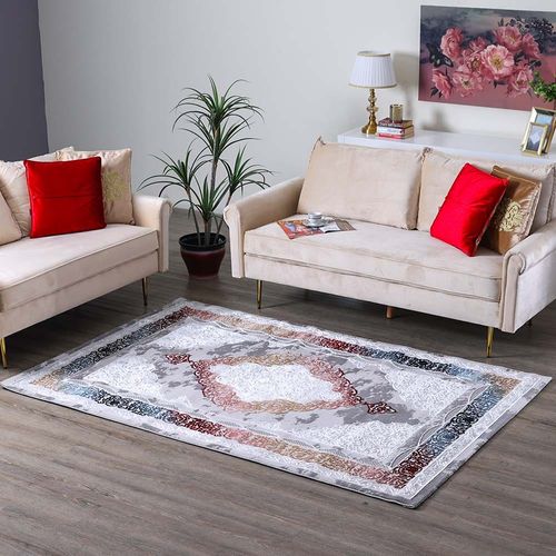 Rugs Cp21 Mahal 150X230 D322 - Grey Multi