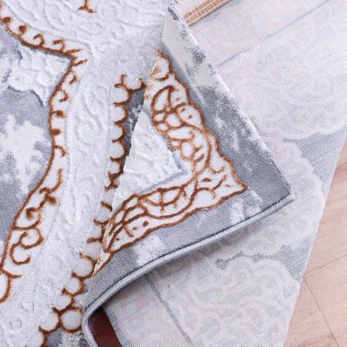 Rugs Cp21 Abusan 150X230 D327 - Grey Mustard