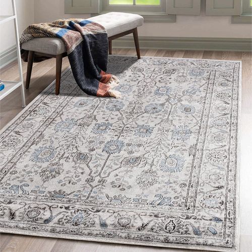 Rugs Daisy 250X350 Cm  - White / Blue