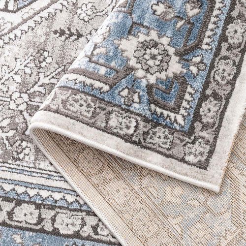 Rugs Daisy 300X400 Grey / Blue