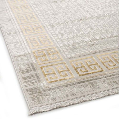 Rugs Deep 158X230 Grey / Gold