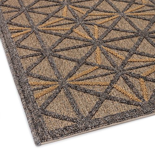 Rugs Scandi 200X300 Cm  - Antrasit / Gold 